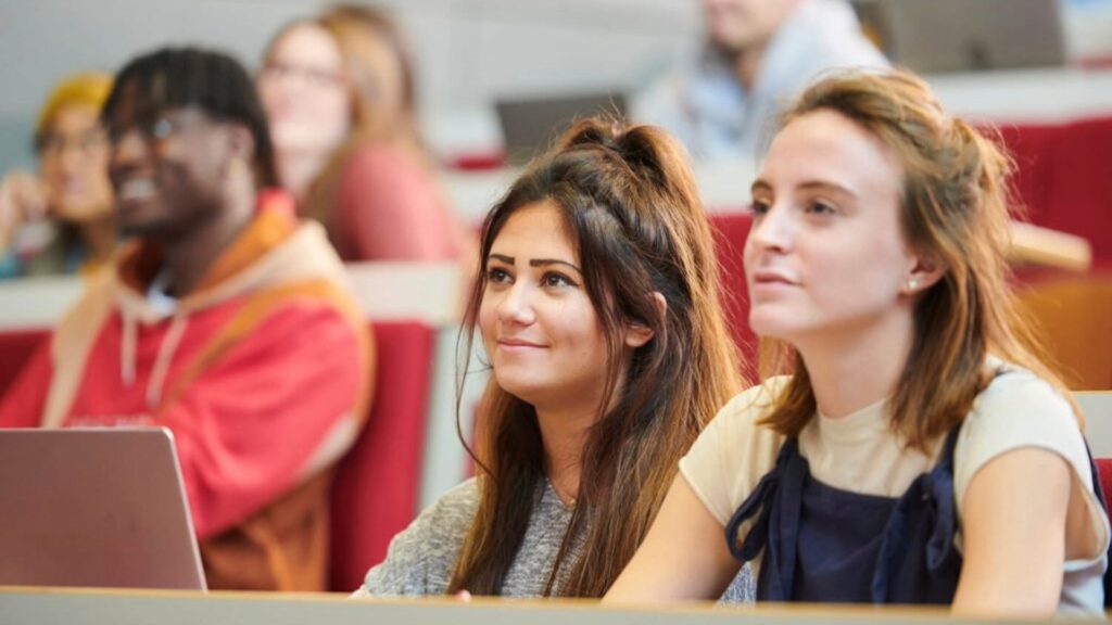 Students in a lecture