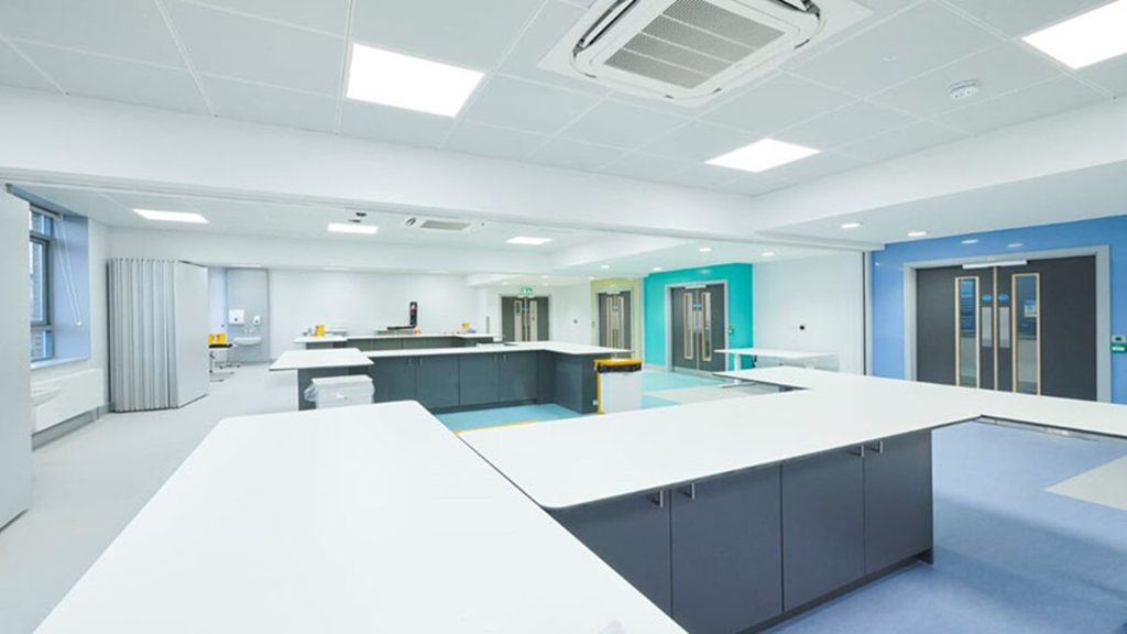 One of the labs within the Health department.
