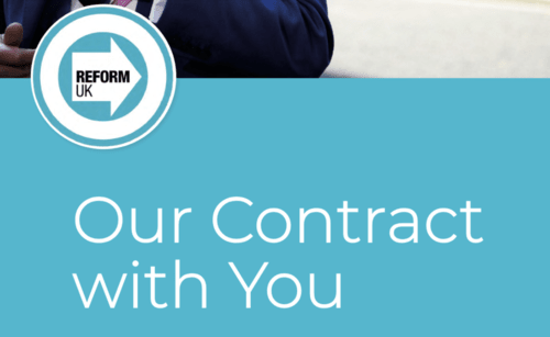Reform UK contract 